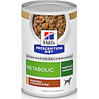 Hill's Prescription Diet Metabolic Weight Management Vegetable & Chicken Stew Canned Dog Food