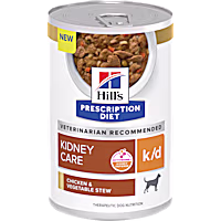 Hill's Prescription Diet k/d Kidney Care Chicken & Vegetable Stew Canned Dog Food