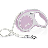 Flexi Comfort Retractable Dog Leash in Pink, 16'