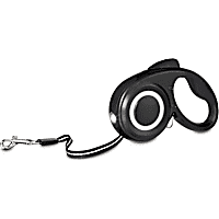 Good2Go Black Retractable Lead With Flashlight For Dogs