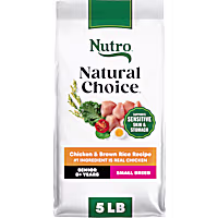 Nutro Natural Choice Chicken & Brown Rice Recipe Small Breed Senior Dog Food