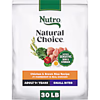 Nutro Natural Choice Chicken and Brown Rice Recipe Small Bites Adult Dry Dog Food