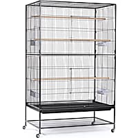 Prevue Pet Products Extra Large Wrought Iron Flight Cage Black Hammertone F050