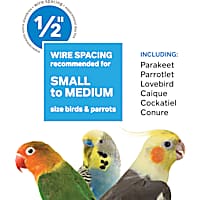 Prevue Pet Products Hampton Deluxe Divided Breeder Cage System with Stand