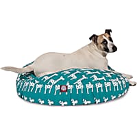 Majestic Pet Stretch Turquoise Round Pet Bed