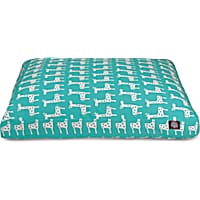 Majestic Pet Stretch Turquoise Rectangle Pet Bed