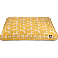 Majestic Pet Yellow Stretch Shredded Memory Foam Rectangle Dog Bed