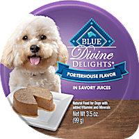 Blue Buffalo Blue Divine Delights Porterhouse Flavor In Savory Juices Wet Dog Food