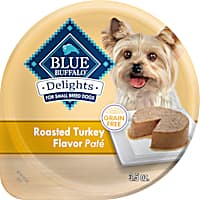 Blue Buffalo Blue Life Protection Delights Small Breed Roasted Turkey Flavor in Savory Juice Wet Dog Food