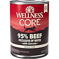 Wellness CORE 95% Natural Wet Grain Free Beef & Carrots Dog Food