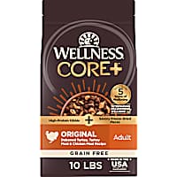Wellness CORE+ Grain Free High Protein Original Turkey & Chicken with Freeze Dried Pieces Recipe Dry Dog Food