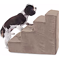 Majestic Pet Products 4-Step Stone Suede Pet Stairs