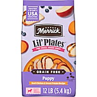 Merrick Lil Plates Premium Grain Free Real Chicken and Sweet Potato Kibble Dry Puppy Food