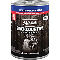 Merrick Backcountry Grain Free Hero's Banquet Stew Wet Dog Food
