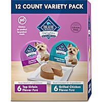 Blue Buffalo Delights Small Breed Natural Wet Dog Food Chicken Variety Pack