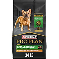 Purina Pro Plan Shredded Blend Chicken and Rice Formula with Guaranteed Live Probiotics Small Breed Dog Food