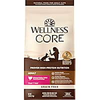 Wellness CORE Natural Grain Free Turkey & Turkey Meal & Duck Dry Cat Food