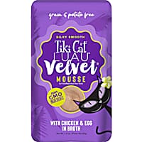Tiki Cat Velvet Mousse Chicken & Egg Wet Cat Food Pouch
