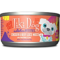 Tiki Dog Petites Grain Free Chicken & Beef Wet Dog Food Cans