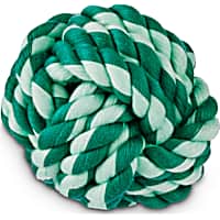Leaps & Bounds Rope Tug Ball Dog Toy in Assorted Green Colors