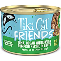 Tiki Cat Friends Tuna, Ocean Whitefish & Pumpkin Cat Food