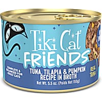 Tiki Cat Aloha Friends Tuna, Tilapia & Pumpkin Wet Cat Food