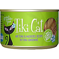 Tiki Cat Papeekeo Luau Ahi Tuna Mackerel Wet Cat Food