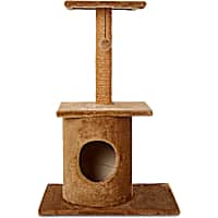 Animaze Cat Brown Tree Condo With Scratching Post