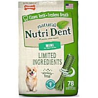Nylabone Nutri Dent Limited Ingredients Mini Fresh Breath Dental Chews