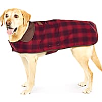 Pendleton Red Ombre Plaid Dog Coat