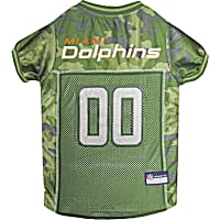 Pets First Miami Dolphins Camo Jersey