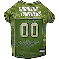 Pets First Carolina Panthers Camo Jersey