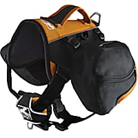 Kurgo Big Baxter Dog Backpack In Black/Orange