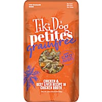 Tiki Dog Petites Grain Free Chicken & Beef Wet Dog Food Pouches