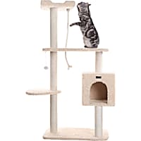 Armarkat Real Wood Cat Tree Three Levels and a Box Condo