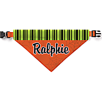 Custom Personalization Solutions Personalized Spooky Pooch Dog Bandana Collar Cover