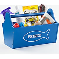 Custom Personalization Solutions Personalized Sweet Cat Storage Caddy Blue