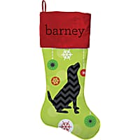 Custom Personalization Solutions Personalized Chevron Dog Stocking
