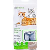 So Phresh Zeolite Charcoal Filters for Hooded Cat Litter Boxes