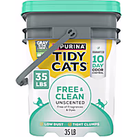 Tidy Cats Free & Clean Unscented Clumping Multi Cat Litter