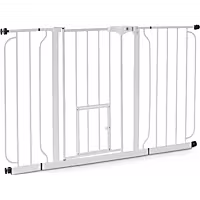 EveryYay In The Zone Steel Walk-Through Pet Gate