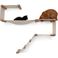 CatastrophiCreations Deluxe Playplace Hammocks for Cats in Natural