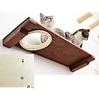 CatastrophiCreations The Cat Mod 34" Escape Hatch Shelf for Cats in Natural