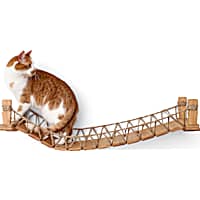 CatastrophiCreations The Cat Mod Bridge Lounge Hammocks for Cats in Natural