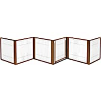 Richell Convertible Elite Pet Gate 6-Panel in Autumn Matte