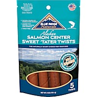 Blue Ridge Naturals Salmon Center Sweet Potato Twist Dog Treats
