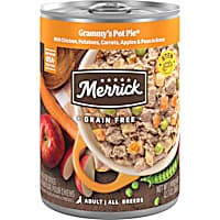 Merrick Grain Free Grammy's Pot Pie Premium and Wholesome Gluten Free Canned Adult Wet Dog Food