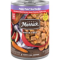 Merrick Grain Free Puppy Plate Beef Recipe Wet Puppy Food