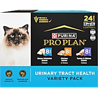 Purina Pro Plan Urinary Tract Health Ocean Whitefish, Chicken, Turkey and Giblets Wet Cat Food Variety Pack