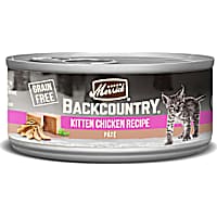 Merrick Backcountry Grain Free Chicken Recipe Pate Wet Kitten Food